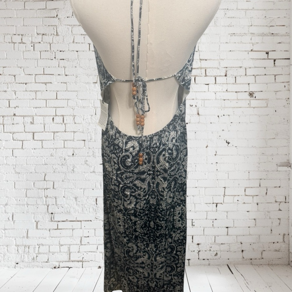 Chaser Cowl Neck Maxi Dress XS NWT | Batik Print + Soft Drape | Boutique Boho - Picture 5 of 11
